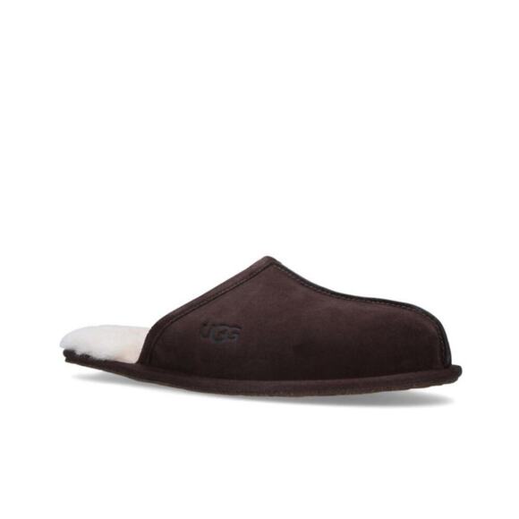 UGG Men’s Brown Suede Scuff Slippers / Size-13 main image 4